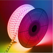 8W Dimmable LED Strip 220V RGB IP65 with Remote - 50m - Light Ropes & Strings - Strip Lights