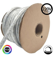 8W Dimmable LED Strip 220V RGB IP65 with Remote - 50m - Light Ropes & Strings - Strip Lights