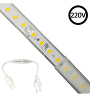 8W Dimmable LED Strip with Rectifier Cable 50m 5700K - Light Ropes & Strings - Strip Lights