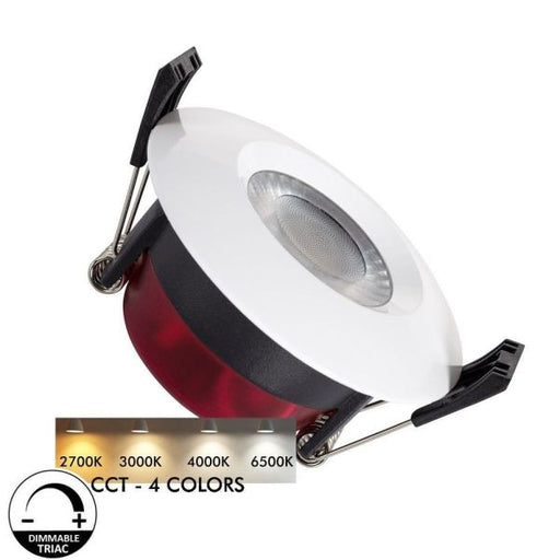 8W Dimmable Waterproof Convex LED Downlight 4 CCT - Ceiling Light Fixtures - Downlights