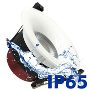 8W Dimmable Waterproof Concave LED Downlight 4 CCT - LED Spotlight