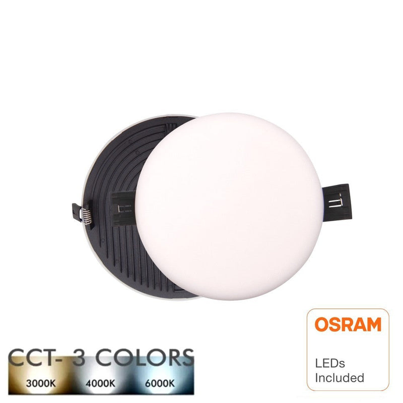 8W Frameless QUASAR LED Downlight with OSRAM Chip 3 CCT - Ceiling Light Fixtures - Downlights