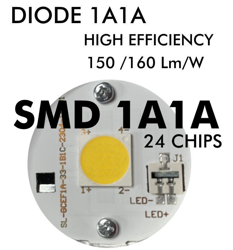 8W HIGH LUMINOSITY LED GU10 Bulb - Glass - 24º 2700K - LED Light Bulbs - Lamps