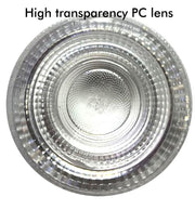 8W HIGH LUMINOSITY LED GU10 Bulb - Glass - 24º 5700K - LED Light Bulbs - Lamps
