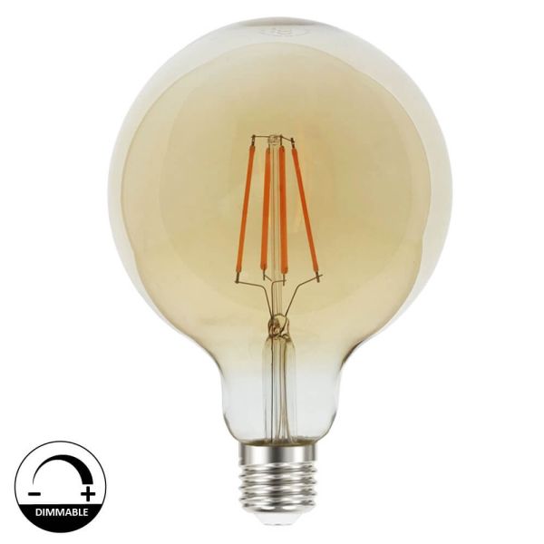 8W Dimmable Vintage E27 LED Filament Bulb 2200K - E27 Retro