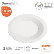 8W Round LED Downlight with OSRAM Chip 3 CCT - Ceiling Light Fixtures - Downlights