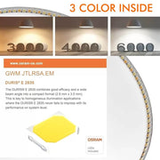 8W Round LED Downlight with OSRAM Chip 3 CCT - LED ceiling lighting