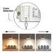 8W Round LED Downlight with OSRAM Chip UGR17 and 3 CCT - LED ceiling lighting - Ledex Lighting UK