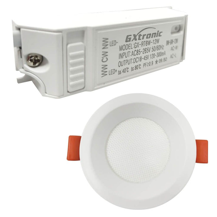 8W Round LED Downlight with OSRAM Chip UGR19 and 3 CCT - LED ceiling lighting - Ledex Lighting UK