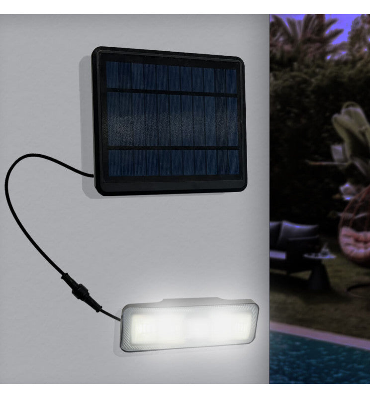 8W Solar LED Wall Light with PIR Motion Sensor 4000K - Wall Light Fixtures - Solar Lighting