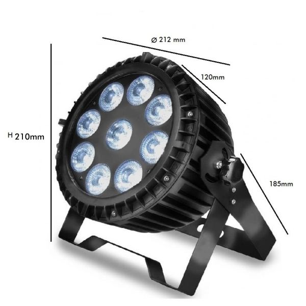 90W Automatic Outdoor LED Floodlight RGBW - Flood & Spot Lights - Floodlights
