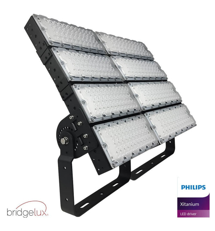 960W LED Floodlight PHILIPS Xitanium STADIUM MATRIX Bridgelux Chip - Philips Driver 160Lm/w 5000K