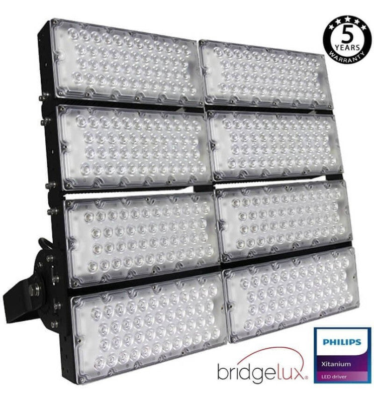 960W LED Floodlight PHILIPS Xitanium STADIUM MATRIX Bridgelux Chip - Philips Driver 160Lm/w 5000K