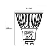 9W Ceramic GU10 Energy Saving LED Light Bulb 4000K - LED Light Bulbs - Lamps