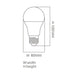 9W LED Bulb E27 A60 4000K - E27 Bulb