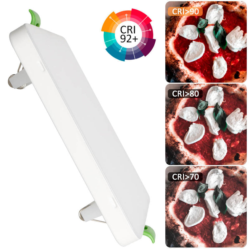 6W/9W/12W Selectable Square LED Downlight Frameless Adjustable Cut out 50-100mm 4CCT IP20