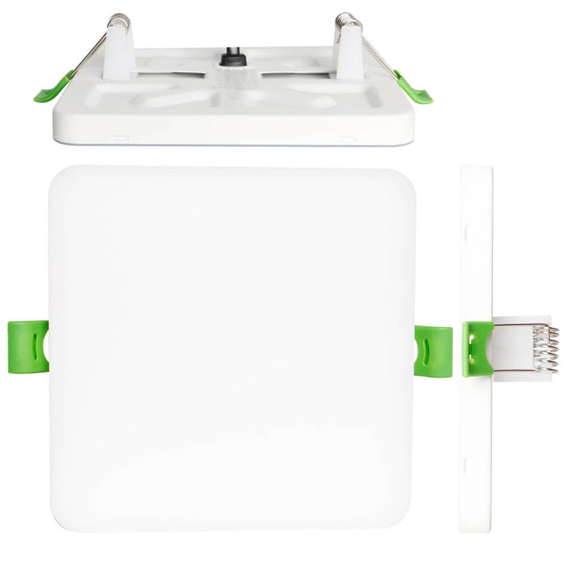 6W/9W/12W Selectable Square LED Downlight Frameless Adjustable Cut out 50-100mm 4CCT IP20