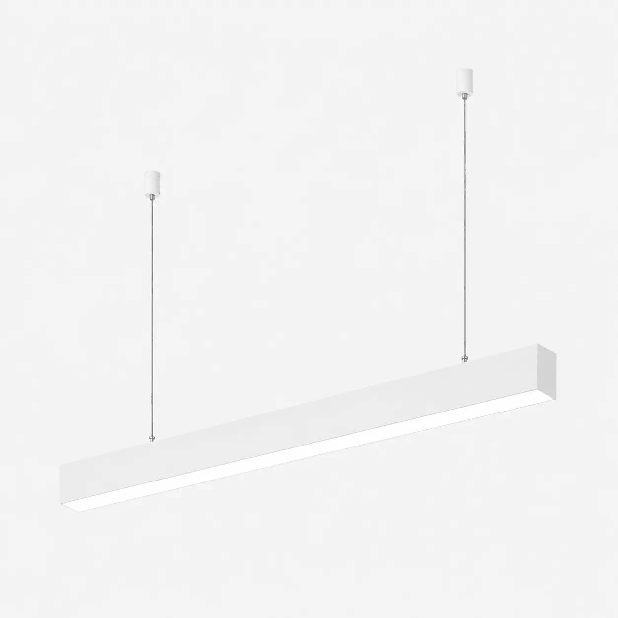 Modern pendant light fixture on a white background