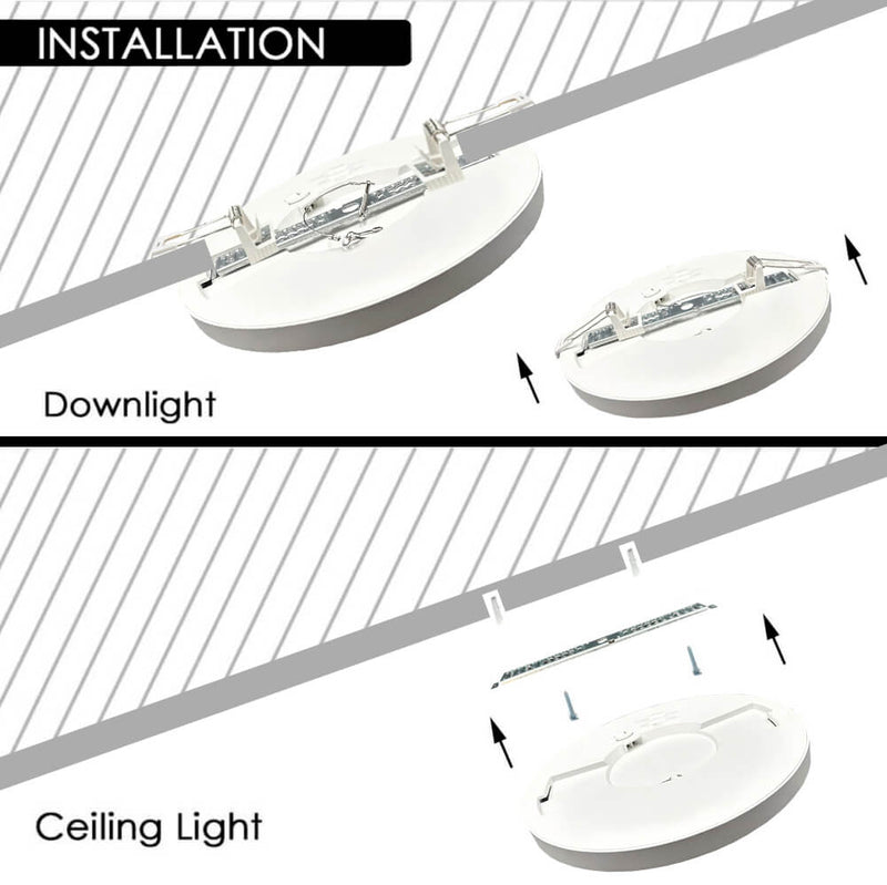 6W/9W/12W Selectable NEW MOSS SLIM LED 3CCT IP44