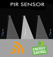 Solar LED Streetlight with PIR Sensor 6000K - Solar LED light