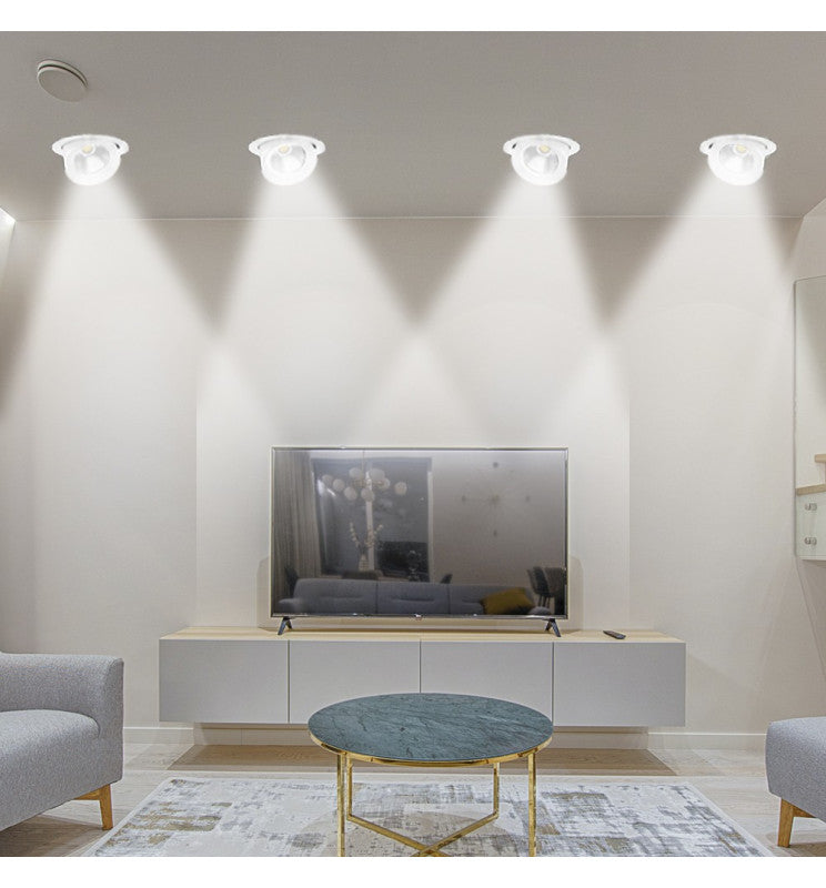 25W Adjustable Recessed LED Spotlight with Philips Driver CCT CRI92