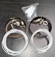 Adjustable Suspension Kit for STELLAR Linear LED Light 1.5m - Lighting Accessories - Linear Lights
