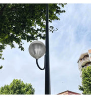 Anti Light Pollution Globe Streetlight for E27 LED Bulb - Landscape Pathway Lighting - Street Lights
