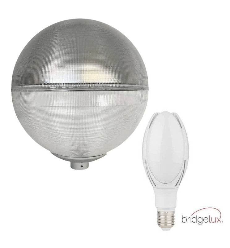 Anti Light Pollution Globe Streetlight for E27 LED Bulb