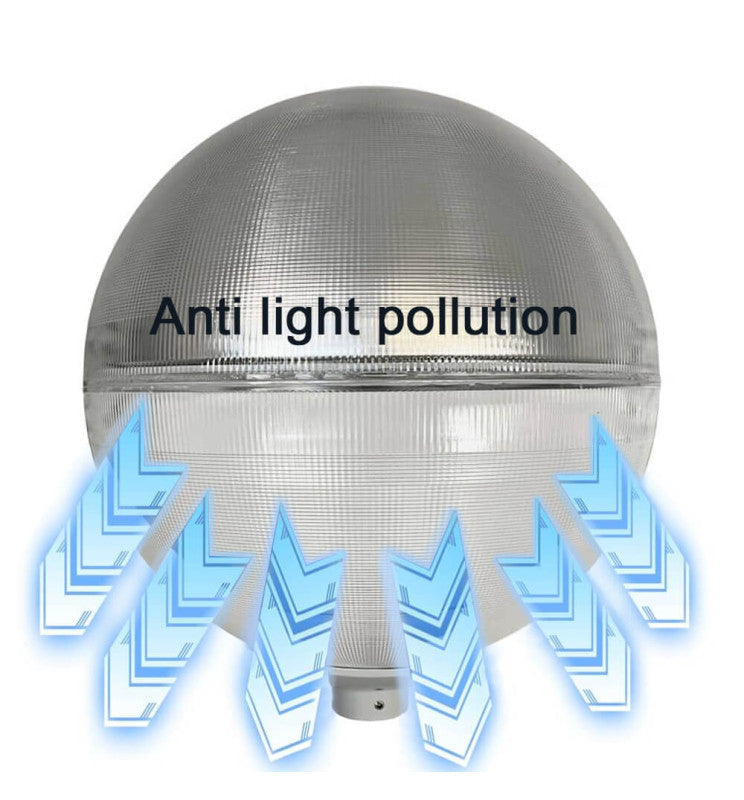 Anti Light Pollution Globe Streetlight for E27 LED Bulb