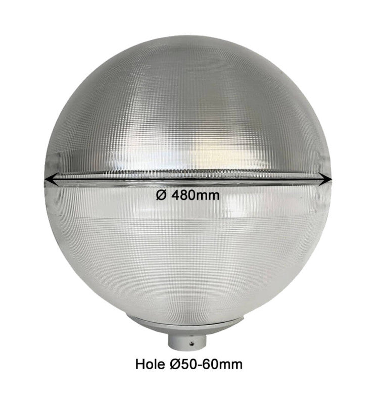 Anti Light Pollution Globe Streetlight for E27 LED Bulb