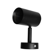 Round GU10 Single Ceiling Spotlight in Black - LED Spotlight
