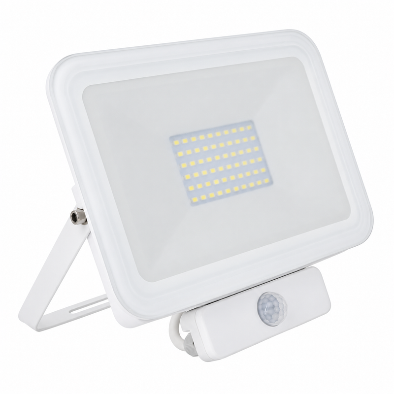 50W LED Outdoor Floodlight PIR Motion Sensor IP65 120Lm/W