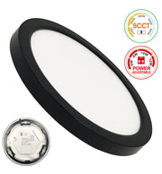 12W to 6W Adjustable Power BONN LED Downlight Black 5 CCT - LED ceiling lighting