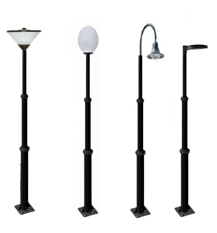 Column for public lighting - Aluminum - 4 meters - Lamp Post Mounts - Street Lights