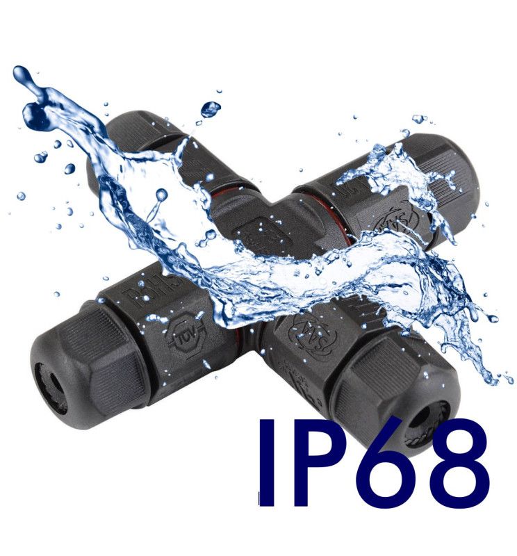 Cross Cable Connector - X - IP68 for professional installations