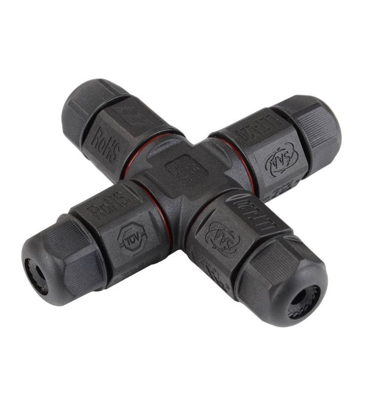 Cross Cable Connector - X - IP68 for professional installations