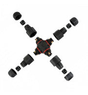 Cross Cable Connector - X - IP68 for professional installations - Electronics Component Connectors - Accessories