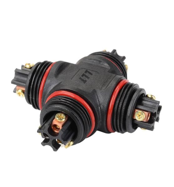 Cross Cable Connector - X - IP68 for professional installations - Electronics Component Connectors - Accessories