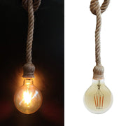 Decorative Pendant Rope Lamp Holder for E27 LED Bulbs - Light Ropes & Strings - Downlights