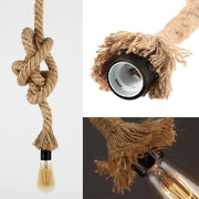 Decorative Pendant Rope Lamp Holder for E27 LED Bulbs - Light Ropes & Strings - Downlights
