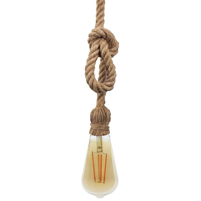 Decorative Pendant Rope Lamp Holder for E27 LED Bulbs - Light Ropes & Strings - Downlights