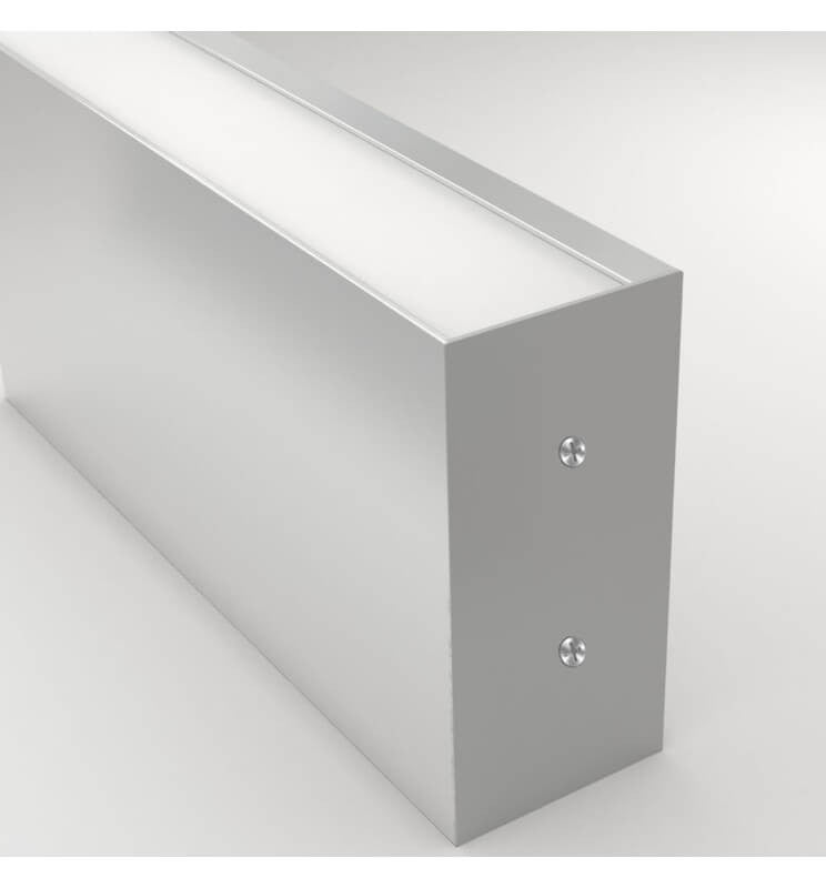 Dimmable Linear LED Wall Light NEW WASHINGTON Grey 0.44m 0.94m 1.44m 1.94m