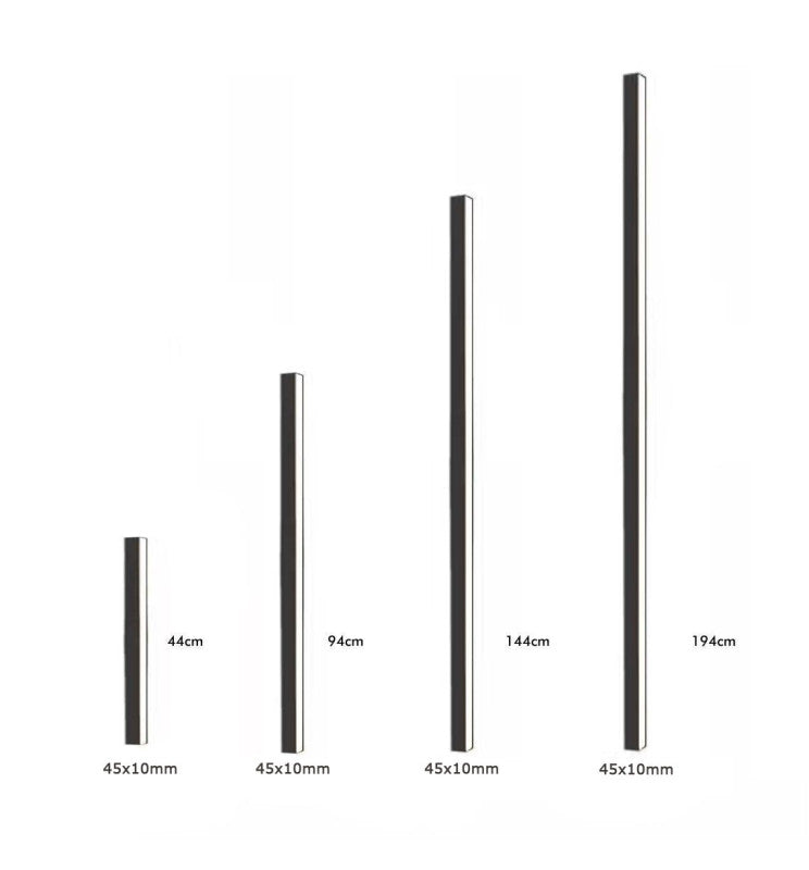 Dimmable Linear NEW WASHINGTON LED Wall Light Black 0.44m 0.94m 1.44m 1.94m - Wall Light Fixtures - Linear Lights