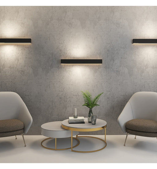 Dimmable Linear NEW WASHINGTON LED Wall Light Black 0.44m 0.94m 1.44m 1.94m - Wall Light Fixtures - Linear Lights