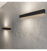 Dimmable Linear NEW WASHINGTON LED Wall Light Black 0.44m 0.94m 1.44m 1.94m - Wall Light Fixtures - Linear Lights