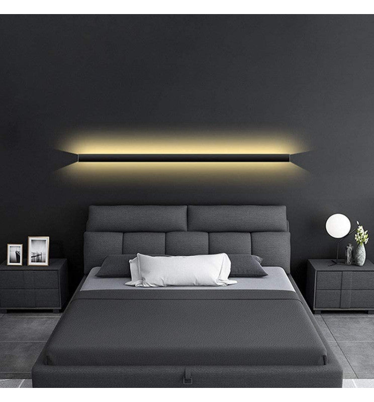 Dimmable Linear NEW WASHINGTON LED Wall Light Black 0.44m 0.94m 1.44m 1.94m - Wall Light Fixtures - Linear Lights
