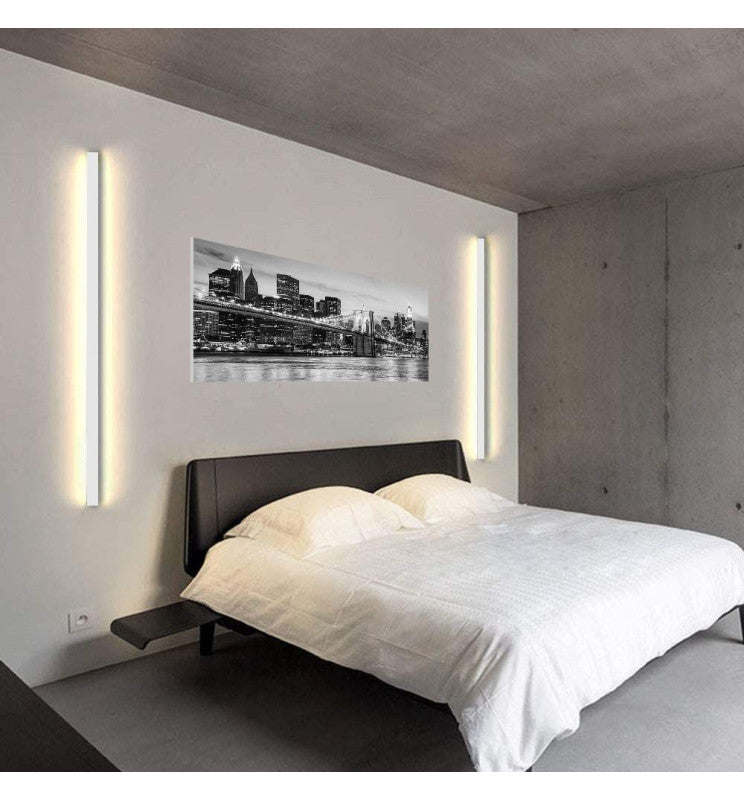 Dimmable Linear NEW WASHINGTON LED Wall Light White 0.44m 0.94m 1.44m 1.94m - Wall Light Fixtures - Linear Lights