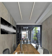 Dimmable MUNICH MINI LED Batten Light in Black 0.44m 0.94m 1.44m 1.94m - Ceiling Light Fixtures - Battens