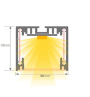 Dimmable MUNICH MINI LED Batten Light in Black 0.44m 0.94m 1.44m 1.94m - Ceiling Light Fixtures - Battens