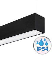 Dimmable MUNICH MINI LED Batten Light in Black 0.44m 0.94m 1.44m 1.94m - Ceiling Light Fixtures - Battens